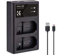 K&F Concept EN-EL15 Dual Battery Charger USB-C | ✅ 5 years warranty