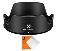 K&F Concept EW-78F Camera Bayonet Lens Hood Protector Compatible with Canon RF 24-240 mm F4-6.3, Reversible Tulip Flower Sun Shade for Lens