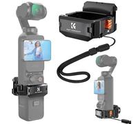 K&F Concept Expansion Adapter Frame Accessories Compatible with DJI Osmo Pocket 3, Alloy Action Camera Adapter Metal Bracket Mount with 1/4" Screw Holes/Gopro Adapter/Cold Shoe
