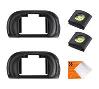 K&F Concept Eyecup Eyepiece Viewfinder for A7 A7S A7R A7M2 A7SM2 A7RM2 A7M3 A7RM3 A7RM4 A9 A9II A99M2 Cameras Replaces FDA-EP18 Eyecup(2 Pcs) with Hot Shoe Cover