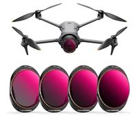 K&F Concept Filters Compatible with DJI Mavic 4 Pro, ND8&PL,ND16&PL, ND32&PL, ND64&PL, Optical Glass with 28-layer Coating HD Filter Set