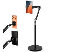 K&F CONCEPT Floor Tablet Stand and Phone Holder with 2.89kg Weighted Base