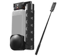 K&F CONCEPT Foldable Selfie Stick Compatible with Insta360 X5/ X4 Air, 35 inch Extended Edition Invisible Selfie Stick with Lens Protective Case