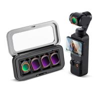 K&F CONCEPT HD CPL ND16 ND64 ND256 Filter Kit Compatible with DJI OSMO Pocket 3/4 Creator Combo Accessories Magnetic Action Camera Neutral Density Polarising Filter Optical Glass