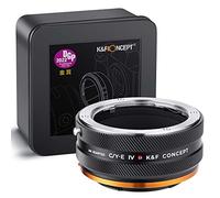 K&F CONCEPT IV PRO C/Y-NEX Lens Mount Adapter Manual Focus Compatible with Contax/Yashica SLR Lens to SONY-E NEX Mount Camera Body with Matting Varnish Design