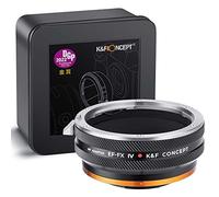 K&F CONCEPT IV PRO EF/EF-S to FX Lens Mount Adapter, Compatible with Cano-n EF&EF-S Series Lens and Compatible with Fujifilm Fuji X-Series X FX Mount Cameras