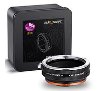 K&F CONCEPT IV PRO EF EF-S to M4/3 MFT Adapter Compatible with Canon EOS Mount Lens to M4/3 M43 MFT Mount Camera for Olympus Pen E-P1 P2 P3 P5 E-PL1 for Panasonic Lumix GH1 2 3 4 5