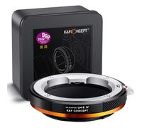 K&F CONCEPT IV PRO L/M-NEX Lens Mount Adapter Manual Focus Compatible with Leica-M Lens to SONY-E NEX Mount Camera Body with Matting Varnish Design