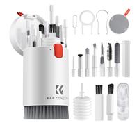 K&F Concept Keyboard Cleaner Kit, Electronics Cleaning Kit with Retractable Big Brush, Portable, 20 in 1 Multi-Tool Kit for Phones, Tablet, Computer, PC Monitor, TV Camera Lens with 2.5ml Mist Spray
