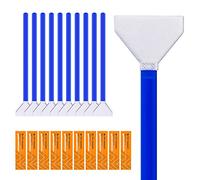 K&F CONCEPT Lens Cleaning Kit Camera Photo Cleaning Set for DSLR Camera Lenses Filter Mobile Phones with Lens Cleaning Brush Bellows Microfibre Cloth (APS_24 mm (20 Pieces)