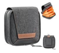 K&F Concept Lens Filter Case, Holds 4 Filters Up to 95mm, Waterproof Camera Lens Filter Pouch for Round or Square Filters ND CPL UV Filters