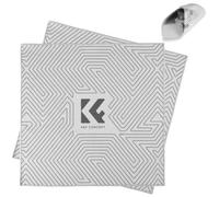K&F Concept Lens Protective Wrap, Anti-Scratch Lens Protector, Magic Self-Adhesive Cloth Camera Wrap for DSLR/Accessories (Grey, 17.7 x 17.7 inch 2pack)