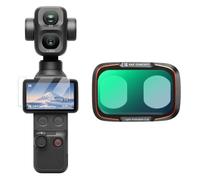 K&F CONCEPT Light Pollution Filter Kit Compatible with DJI Osmo Pocket 4P | LP Filter with Snap-fit Mount, High-Definition Glass with Multi-Layer Coating, 4P Accessories - Aluminium Alloy Frame - FD171