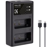 K&F Concept LP-E17 Dual Battery Charger USB-C | ✅ 5 years warranty