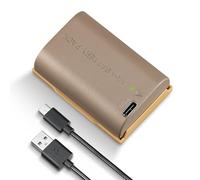 K&F CONCEPT LP-E6NH Battery for Canon R7 R6 R5 Camera, USB C 2.5H Fast Charging Replacement Battery Compatible With Canon EOS 90D/80D/70D/5D II III IV/6D Mark II