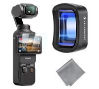 K&F CONCEPT Magnetic 1.2X Anamorphic Lens Filter Compatible with DJI Osmo Pocket 3, Cinematic Widescreen Effect, Magnetic Detachable Convenient Installation AGC Optical Glass 28-layer Nano Coating