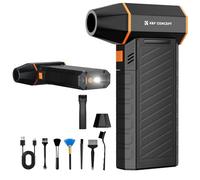 K&F Concept Magnetic Compressed Air Duster, Electric Air Duster | 300000RPM | 3 Gear Adjustable | Super Wind Power | Rechargeable Brushless Motor | for Computer, Keyboard, Car, Home,Outdoor Cleaning