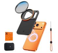 K&F CONCEPT Magnetic Lens Filter Mount Adapter with 58mm CPL Filter Compatible with iPhone 17 Pro, CPL Filter for iPhone