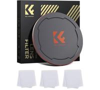 K&F Concept Magnetic Metal Lens Cap 2-in-1 with Thread + Microfiber Cleaning Cloth Compatible with K&F Concept Magnetic Filters (62MM)