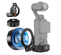 K&F CONCEPT Magnetic Mount and Suction Car Holder Combo Set for DJI Osmo Pocket 3, DJI Osmo Pocket 3 Magnetic Mount with Electric Suction Cup, Mobile Phone Holder Stand for Glass, Tile, Iron Surface