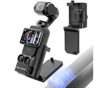 K&F Concept Magnetic Mount Stand for DJI Osmo Pocket 3, Pocket3 Accessories Expansion Adapter Magnet Suction Case Holder on Desktop, Vertical Surface, 180° Adjustable