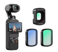 K&F CONCEPT Magnetic Wide Angle Lens+Black-Mist Filter+Cool Tone Filter Set