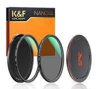 K&F Concept MCUV+CPL Camera Filter Kits With Metal Lens Cap Circular Polarizeing Multi-Layer Coatings HD Waterproof Anti-scratch Anti-reflection (72MM)