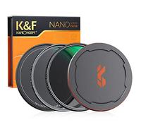 K&F Concept MCUV+CPL Camera Filter Kits With Metal Lens Cap Circular Polarizeing Multi-Layer Coatings HD Waterproof Anti-scratch Anti-reflection(55MM)