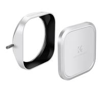 K&F Concept Metal Lens Hood Cap compatible with Fujifilm X100 Series, Silver Lens Hood with Cap compatible with Fuji X100F X100S X100T X100V X100VI