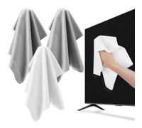 K&F CONCEPT Microfiber Cleaning Cloths: 30x30cm Large-size Microfiber Cloths for Cameras, Binoculars, VR Headsets, Various Screens, and Sunglasses, 3 pack.