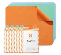 K&F CONCEPT Microfiber Cleaning Cloths Glasses Cleaning Cloths Screen Cleaner Glass Cleaner Eyeglasses, Camera, VR/AR Headset, Tablet, Lens and Screen | 12 Pack | 6 x 7 inches