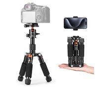 K&F CONCEPT Mini Camera Tripod, 20.5"/52cm Compact Desktop Tripod | 360° Ball Head, 1/4" Quick Release Plate, Compatible for Phone Camera Video Camcorder, Max Load up to 6 KG, S225A0+BH-25L
