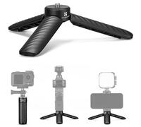 K&F CONCEPT Mini Tripod Compatible with DJI Osmo Pocket 4P/4/3 | Linked-leg design opens in one step, 1/4" mount fits gimbals & action cams for stable desktop or handheld shooting - TD10