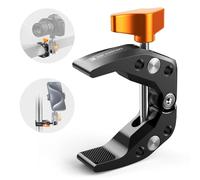 K&F Concept MS15 Multifunctional Super Clamp with 1/4" Thread, Tripod Clamp Mount for Camera, Phone, LCD/DV Monitor, Fill lights, Crab-Shaped Clamp