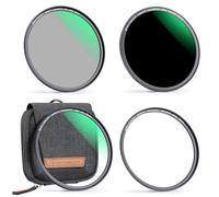 K&F Concept Nano-X Series 4-in-1 Lens Filters Kit Magnetic MCUV CPL Fixed ND1000 Magnetic Basic Ring with 28 Multi-Coatings for Camera Lens Waterproof Scratch-Resistant with Filter Pouch (77MM)