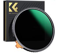 K&F Concept Nano-X Series Variable ND2-400 (1-9 Stops) & Black Mist Diffusion 1/4 Lens Filter 2 in 1, with Double-Sided 28 Multi-Coated Adjust Multi-Function Filter for Camera Lens (77MM)