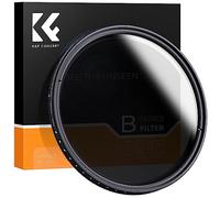K&F Concept ND Filter Variable ND2-400 ND Neutral Density Fader Adjustable ND2 ND4 ND8 ND16 ND32 to ND400 Lens Filter for Camera Lenses (58MM)