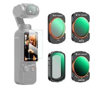 K&F CONCEPT ND2-32, ND32-512, CPL, Black Diffusion 1/4 Filter Compatible with DJI Osmo Pocket 4/3
