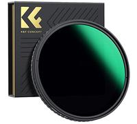 K&F Concept ND8-128 Variable ND Filter Adjustable Neutral Density Camera Lens 3 to 7 f-stops Variable ND Filter NO Spot X Black MRC 18-Layer (43MM)