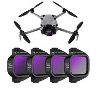 K&F CONCEPT ND8 ND16 ND32 ND64 Filters Compatible with DJI Mini 5 Pro, Neutral Density 28-layer Coating Optical Glass