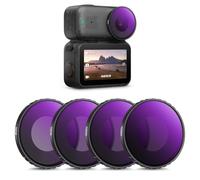 K&F CONCEPT ND8,ND16,ND32,ND64 Filters Compatible with DJI Osmo Nano - Neutral Density Polarizing Action Camera Accessories, Multicoated HD Optical Glass