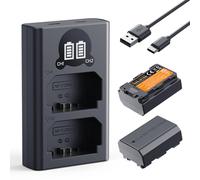 K&F Concept NP-FZ100 2600mAh Battery and Charger Set, Compatible With A7iii Battery A7 III, A7iv, FX3, FX30, A6600, A7C, A6700, A7RIV, A7Siii, ZV-E1, ZV-E10ii, Alpha 9 II, A9S Cameras