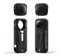 K&F Concept Protective Case for Insta 360 X5, Soft Silicone Protective All-Round Shockproof Lens Cover, Waterproof, Anti-Scratch, Slim Fit, Lightweight