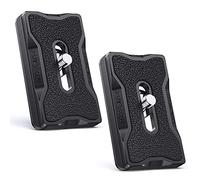K&F Concept Quick Release Plate for Camera Tripod | 2 Pack Aluminium Quick Release Plate with 1/4 Inch Thread, Arca-Swiss Quick Release System for Tripod Head, DSRL Camera TP12