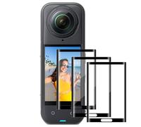 K&F Concept Screen Protector Compatible with Insta360 X5 (3 Pack), Tempered Glass LCD Display Film Screen Protective Cover for Insta360 X4/ X5, Ultra HD, 9H Hardness, Scratch Resistant