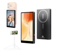 K&F CONCEPT Selfie Monitor Screen for iPhone & Android, 5" Magnetic Wireless iPhone Monitor, Back Camera Mirror Screen for Content Creators, Vlogging & Live Streaming, Ultra-Long 6-Hour Battery Life