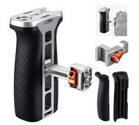 K&F CONCEPT Side Handle with NATO Clamp & 3/8" Threaded Holes for Camera Cage, 10KG / 22lbs Load Capacity, Ergonomic Camera Handle for Left or Right Hand, Up and Down Adjustable
