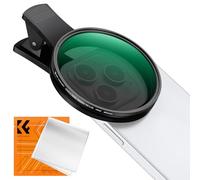 K&F Concept Snap-on 67mm Variable ND2-ND32 Filter for iPhone 17/17 Air Filter Clip, Optical Glass Multi-Layer Coating