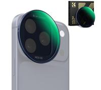 K&F CONCEPT Snap-On ND2-32 Filter for iPhone 17 Pro & Pro Max, 11.2g Ultra-Lightweight Variable ND Lens Filter with Snap-on Deco Mount, AGC Glass 28-Layer Coating - Dark Blue
