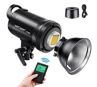 K&F CONCEPT ST-60W LED Video Light, Protable 5600K CRI 95 TLCI 95, 10% -100% Brightness Adjustment, Weight 1.6KG, Compatible with Bowens Mount Continuous Lighting for Video Recording Outdoor Shooting